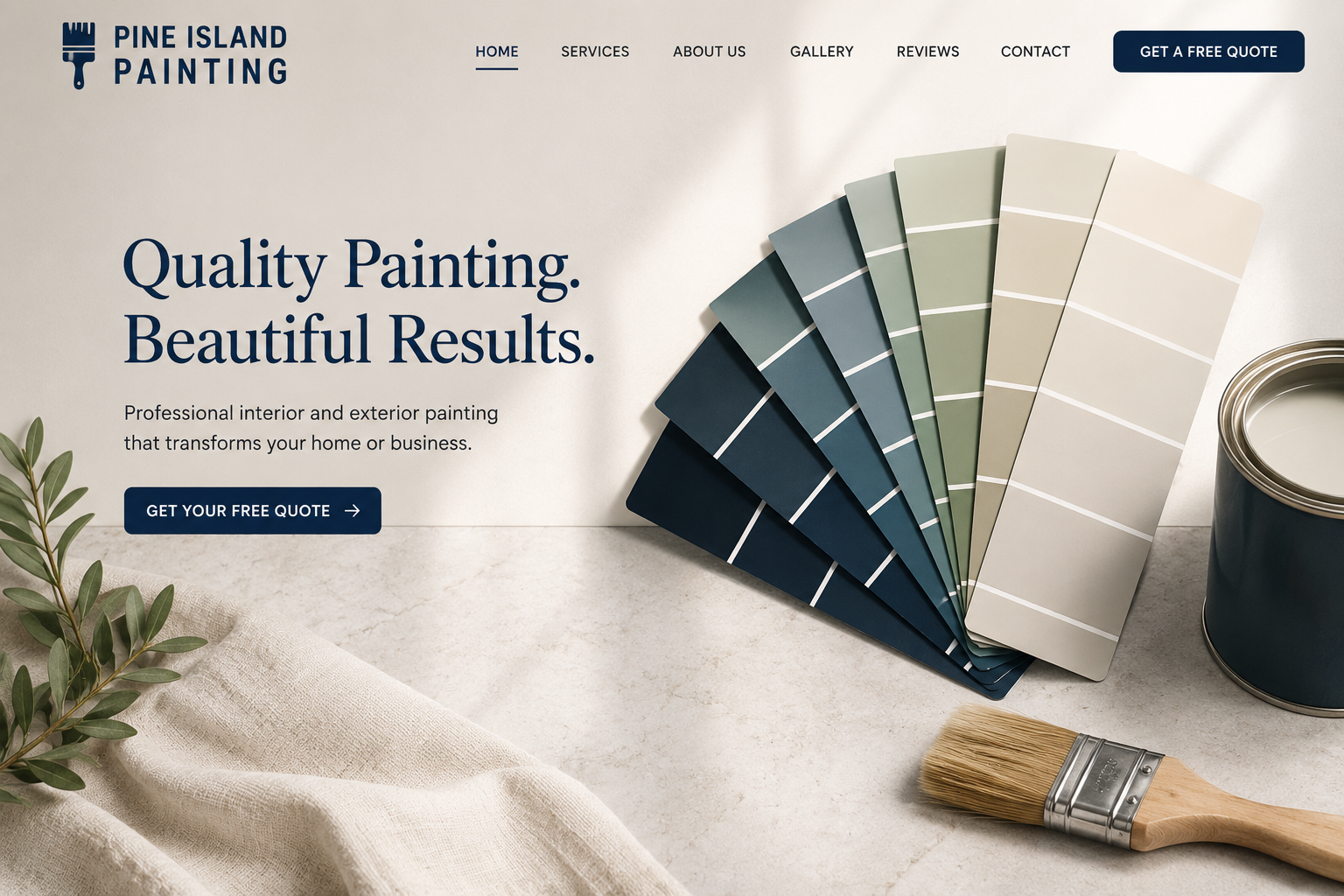Beautiful custom website